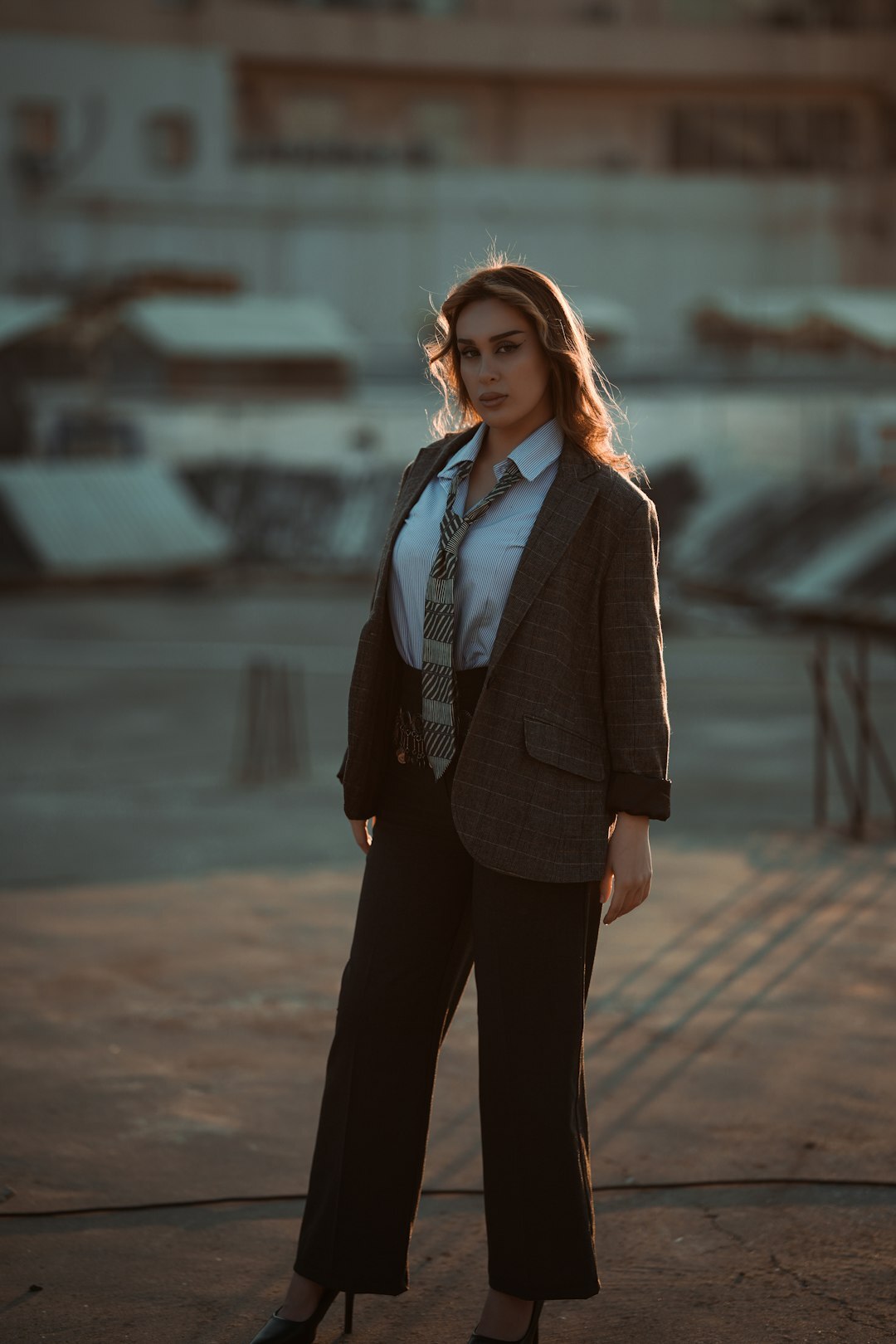Studio portrait of a Danish female business developer