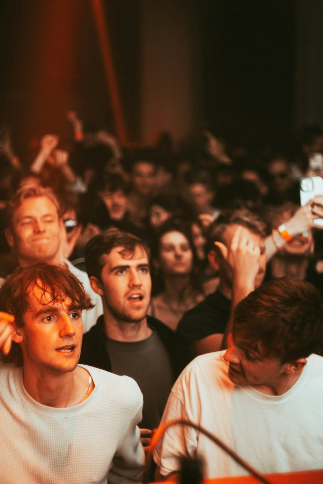 Audience listening at a tech and startup meetup